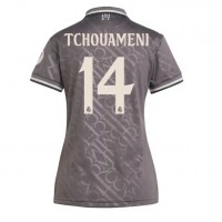 Camiseta Real Madrid Aurelien Tchouameni #14 Tercera Equipación Replica 2024-25 para mujer mangas cortas